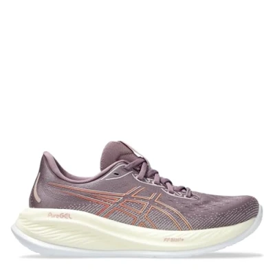 Afbeelding van Asics Gelcumulus 26 Hardloopschoenen neutraal, Dames, Maat: 44, Dusty mauve/faded orange Textiel/ synthetisch