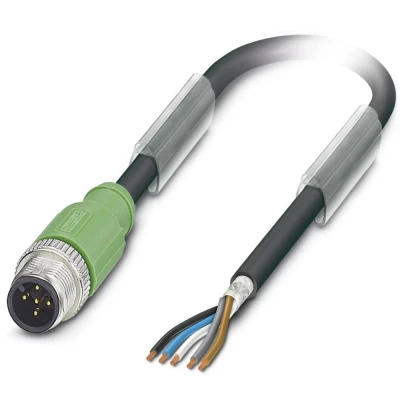Afbeelding van Phoenix Contact 1682744 Sensor/actuator connector, geassembleerd M12 Aantal polen: 5 Stekker, recht 3.00 m 1 stuk(s)