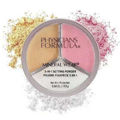 Afbeelding van Physicians Formula Mineral Wear 3 in 1 Setting Powder