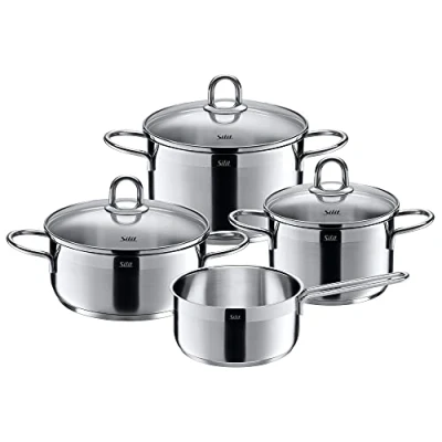 Afbeelding van Silit Pannenset Diamant Inductie (set, 7 delig)