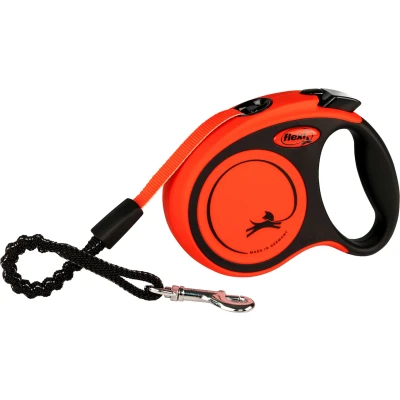 Afbeelding van Flexi Rollijn Xtreme Tape Zwart / Oranje XS 3 MTR voor honden tot 15 kilo
