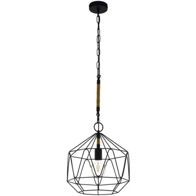Afbeelding van EGLO hanglamp Cottingham zwart Ã ̃37 cm