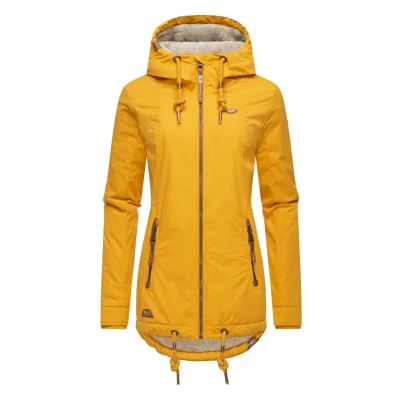 Afbeelding van Ragwear Zuzka Wintermantel, Dames, Maat: XS, Curry