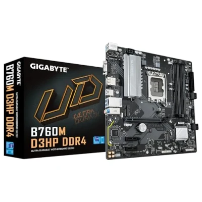 Afbeelding van GIGABYTE B760M D3HP DDR4 moederbord Intel B760 Express LGA 1700 micro ATX
