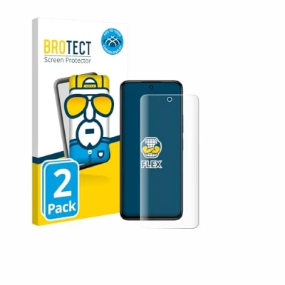 Afbeelding van BROTECT Screenprotector voor Xiaomi Redmi 13 Folie Beschermfolie transparant volledig dekking (2 Stuks)