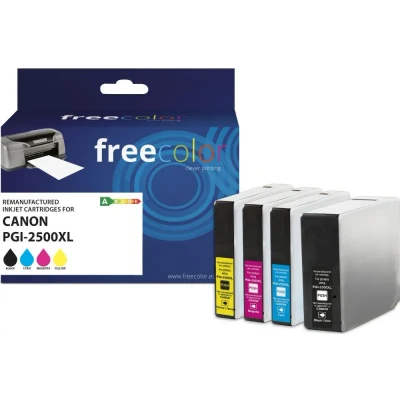 Afbeelding van Freecolor cartridge Canon PGI 2500XL BK/C/M/Y remanufactured