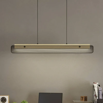 Afbeelding van EGLO connect.z Kokomo Z Hanglamp 99 cm Zwart/Bruin/Wit Instelbaar RGB &amp; wit licht Dimbaar Zigbee