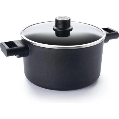 Afbeelding van Kookpan met Deksel, ø 24 cm, 4.5 L, Gerecycled Aluminium, QXR Non Stick, Inductie Woll EcoLogic