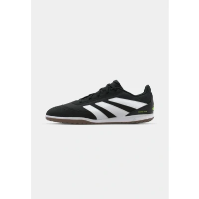 Afbeelding van adidas Performance Predator CLUB IN SALA Zaalvoetbalschoenen, Heren, Maat: 48, Core black/footwear white/lucid lemon Imitatieleer/ textiel