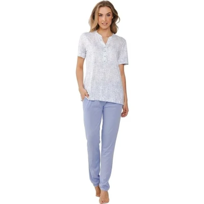 Afbeelding van Pastunette Premium Pyjama with buttons Licht blauw 42