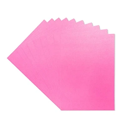 Afbeelding van Crafter&#039;s Companion A4 gekleurde enkelzijdige sneeuwfuchsia 300GSM (verpakking van 10 vellen) Perfect voor kunst en ambachten, afdrukken, kaartbasissen vouwen Centura Pearl, Pack