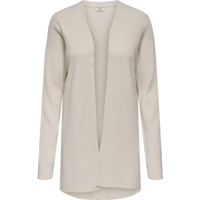 Afbeelding van Jacqueline de Yong Vest Jdyprime Life L/s Open Cardigan Knt 15350887 Whitecap Gray/melange Dames Maat XXL