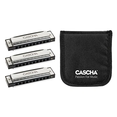 Afbeelding van Cascha HH 2341 blues Harmonica Pack set van 3 harmonica&quot;;s C G A