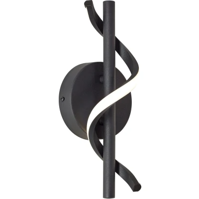 Afbeelding van Brilliant Eunice G99267/76 Wandlamp LED vast ingebouwd 7.5 W Zwart