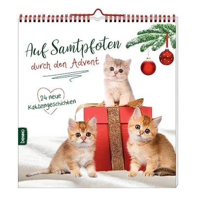 Afbeelding van Auf Samtpfoten durch den Advent: 24 neue Katzengeschichten