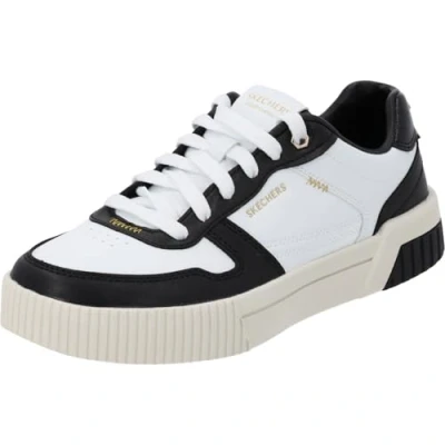 Afbeelding van Skechers Jadebest IN Class Sneakers laag, Dames, Maat: 37, White blue trim Schoenen