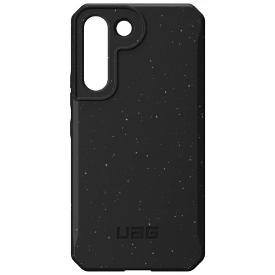 Afbeelding van Samsung Galaxy S22 Hoesje Gerecycled Siliconen en TPU (zacht) UAG Softcase/Backcover Zwart Telefoonhoesje Shockproof/Valbescherming