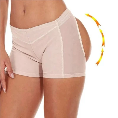 Afbeelding van Butt Lifter lift onderbroek Shapewear dames Volle billen Beige XL