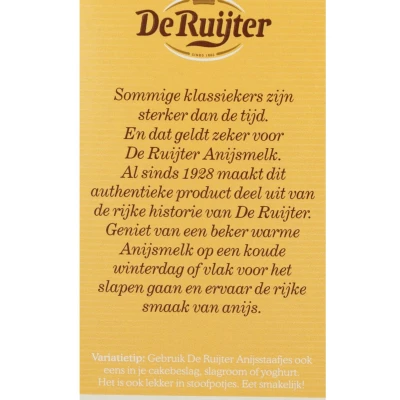 Afbeelding van De Ruyter Anijsstaafjes poeder 75.6 g