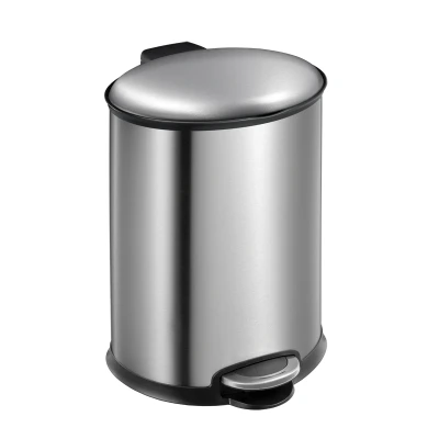 Afbeelding van Elipse Step Bin 12L Mat RVS