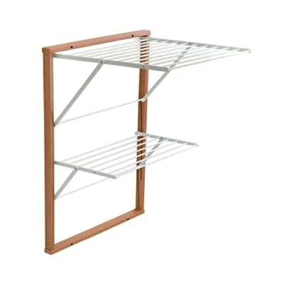 Afbeelding van Arredamenti Italia Droogrek KEVIN, hout afsluitbaar 11 m uittrekbaar Finish Cherry Ar It het hart van