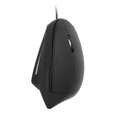 Afbeelding van Muis Quantore ergonomisch bedraad USB A zwart