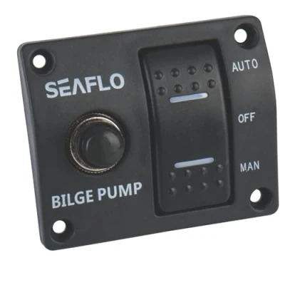 Afbeelding van Bilgepomp paneelschakelaar incl. LED indicator, 12/24V