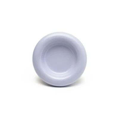 Afbeelding van LucyBalu® Drop Kattenbak van porselein, verhoogde kattenvoerbak, waterbak voor katten, porseleinen voerbak, kattenkom, drinkbak kat, ergonomische lila