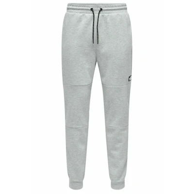 Afbeelding van Only &amp; Sons Jogging Normal Geschnitten Trainingsbroek, Heren, Maat: Large, Light grey melange