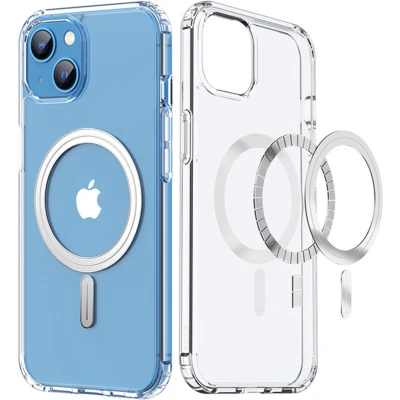 Afbeelding van Apple iPhone 14 MagSafe Hoesje Kunststof Dux Ducis Hardcase/Backcover Transparant Telefoonhoesje Shockproof/Valbescherming