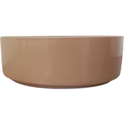 Afbeelding van Hondeneetbak steen 19 cm beige/blauw Gebr. de Boon