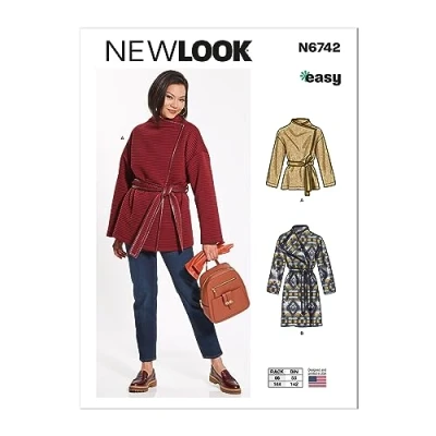 Afbeelding van New Look UN6742A Misses&#039; jas en A (XS S M L XL)