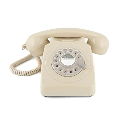 Afbeelding van GPO GPO746IVR 746 Desk Phone Rotary Dial Ivory