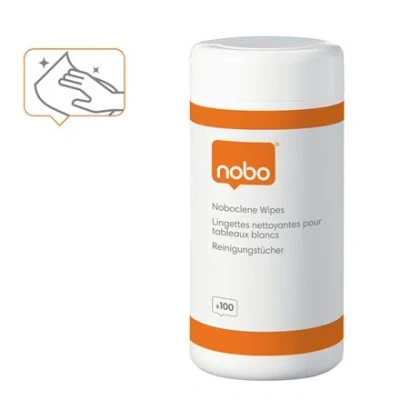 Afbeelding van Whiteboardreiniger Nobo pot met 100 stuks