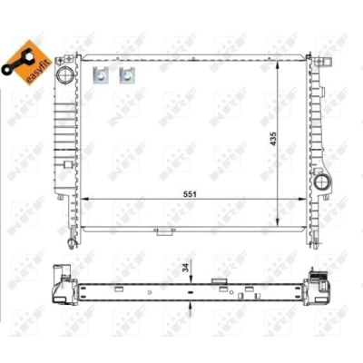 Afbeelding van Radiateur NRF 509558