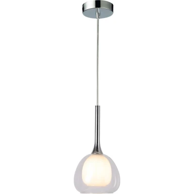 Afbeelding van Brilliant HADAN Hanglamp Chroom;Wit