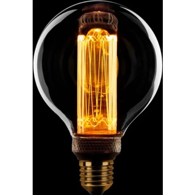 Afbeelding van ETH Globe 80mm kooldraad LED 1 2 4w E27 240v 2400k 3 stappen dimbaar helder 300L