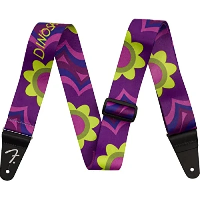 Afbeelding van Fender J Mascis Strap Magenta Flower Gitaarband