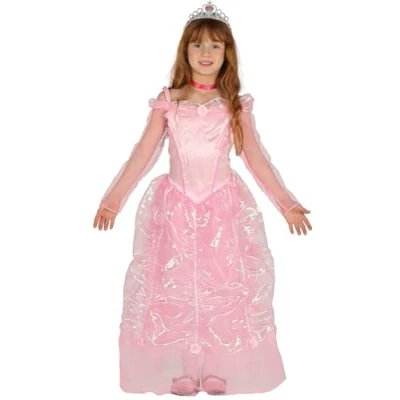 Afbeelding van Fiestas Guirca Prinsessenjurk Meisjes Polyester Roze Mt 3 4