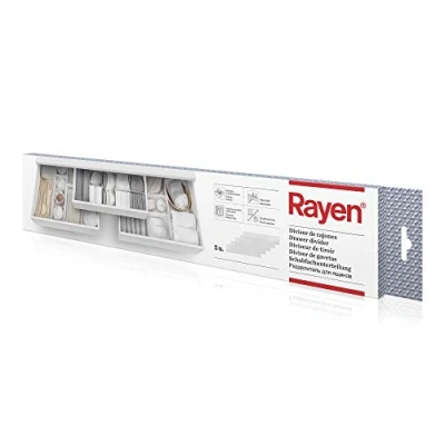 Afbeelding van Rayen Lade onganizer die op maat kan worden gemaakt. 5 stuks van 49.5 x 10 cm makkelijk gemaakt worden.