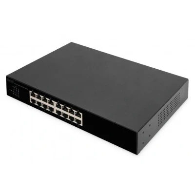 Afbeelding van Digitus DN 80112 1 netwerk switch Unmanaged Gigabit Ethernet (10/100/1000) Zwart