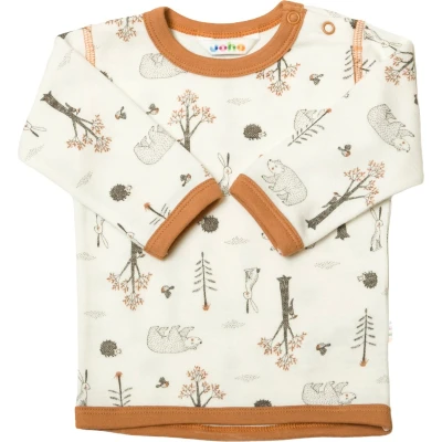Afbeelding van Joha Kinder Longsleeve Copper AOP 80