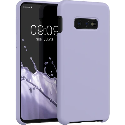 Afbeelding van kwmobile telefoonhoesje geschikt voor Samsung Galaxy S10e Hoesje met siliconen coating Smartphone case in lavendel