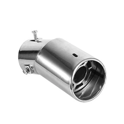 Afbeelding van Uitlaat voor auto, uitlaatpijp, einddemper, universeel, achter 62 mm, roestvrij staal Geluiddempers
