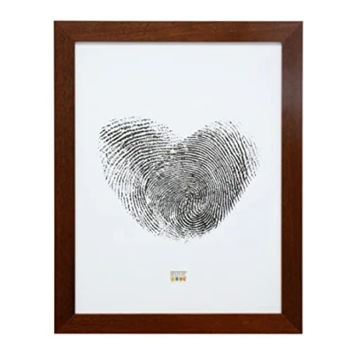 Afbeelding van Deknudt Frames fotolijst S226H3 bruin hout breed 30x45 cm