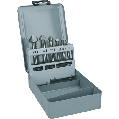 Afbeelding van Bosch Accessories 2608597527 verzinkset voor 6 stuks rozenkop 45; 63 mm / 5 10 6.3; 8.3; 10.4; 12.4; 16.5; 20.5