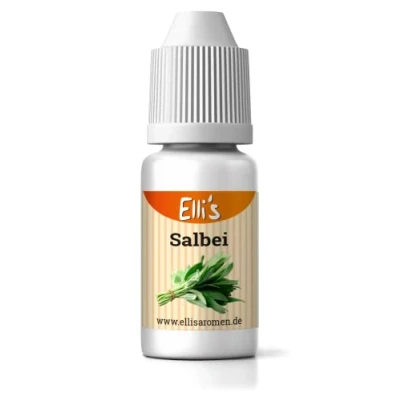 Afbeelding van Ellis Aromen Salie levensmiddelaroma vloeibaar voor levensmiddelen en vloeistoffen, het bakken, koken, zoals pap kwark caloriearm