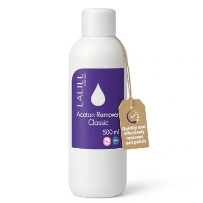 Afbeelding van LALILL aceton Nagellakverwijderaar, 500 ml, verwijderaar voor hybride lakken, gel, acryl en tips, gel polish remover, pure uv nagellak remover