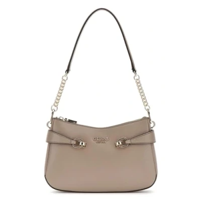 Afbeelding van GUESS Schoudertas Lorelei Top Zip Shoulder Bag Dark Taupe