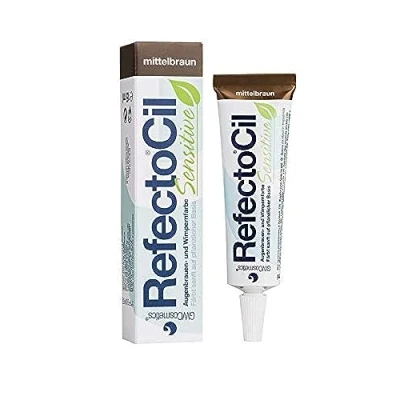 Afbeelding van RefectoCil Sensitive Medium Brons wenkbrauw &amp; wimperhenna 15ml